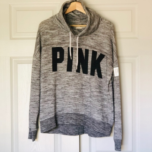 PINK Victoria's Secret Tops - PINK Victoria’s Secret Cowl Neck Sweatshirt